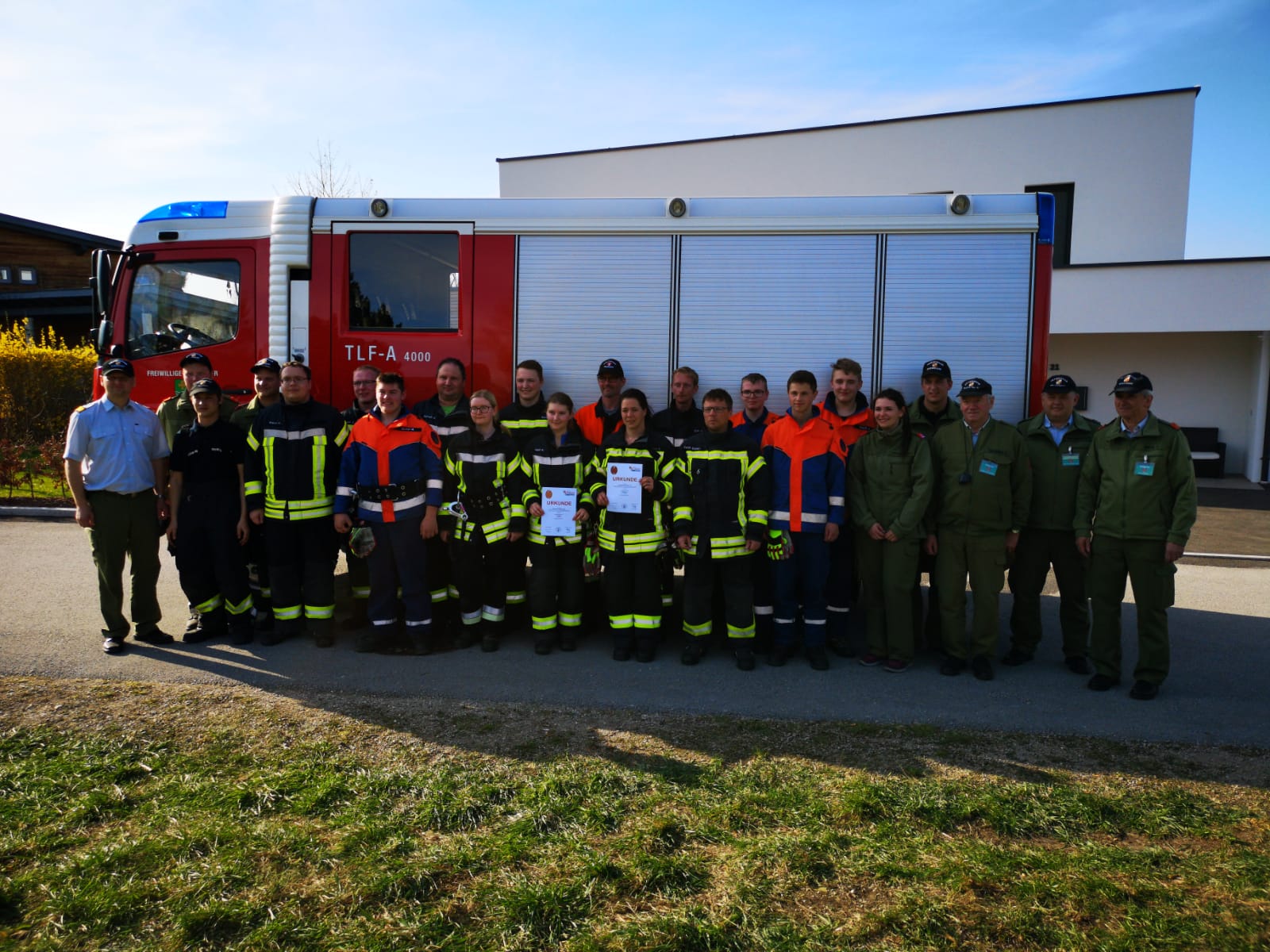40 jährige Dienstzeit Feuerwehr: Bayern Dienstalterabzeichen 7# 