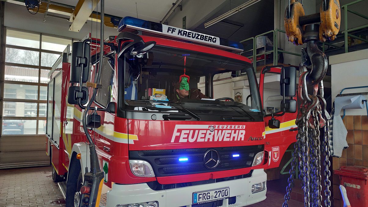 FF Kreuzberg - Fahrzeuge - Weitere Sicherheit - Frontblitzer im Test