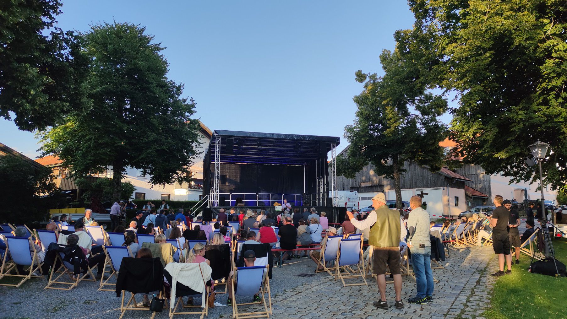 FF Kreuzberg - FreYklang Konzert - Lindenfestplatz - Ansprache von Josef Manzenberger
