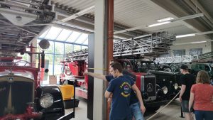 FF Kreuzberg - Besuch Feuerwehrmuseum Bayern - Erklärungen werden gegeben