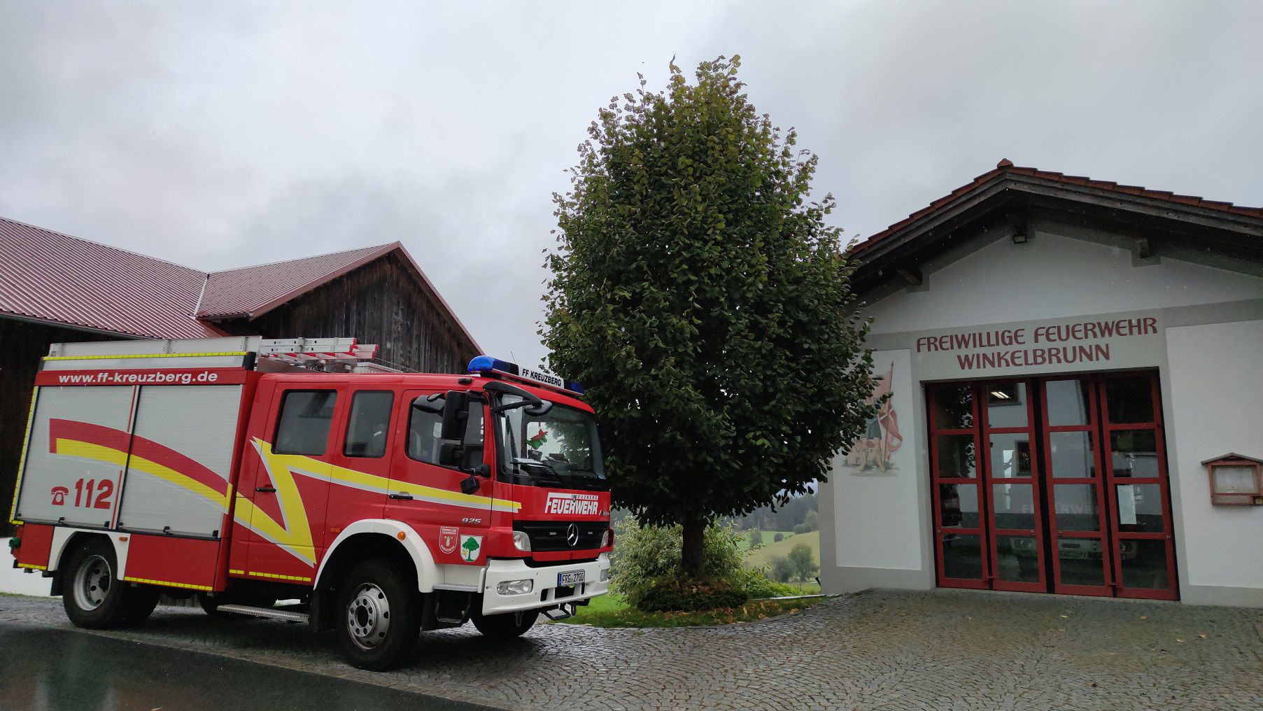 FF Kreuzberg - 12-Stunden-Übung - Feuerwehrhaus Winkelbrunn