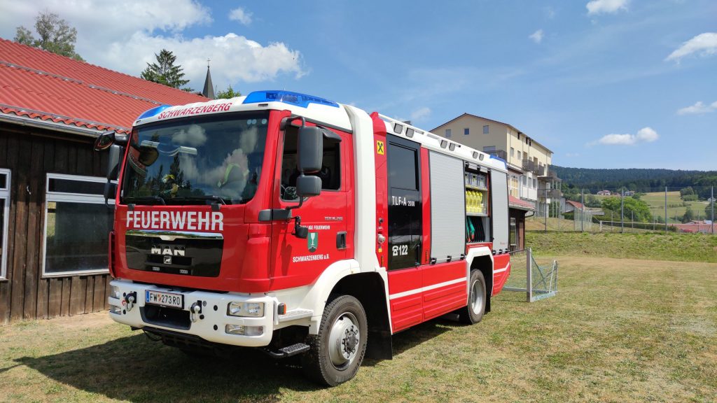 FF Kreuzberg - FIRE KIDS CAMPING - INTERNATIONAL 2023 - TLF-A der FF Schwarzenberg