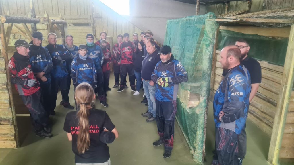 FF Kreuzberg - Aktivenausflug 2025 - Paintball - Einweisung