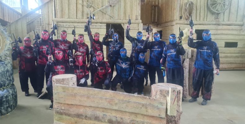 FF Kreuzberg - Aktivenausflug 2025 - Paintball - Gleich geht es los