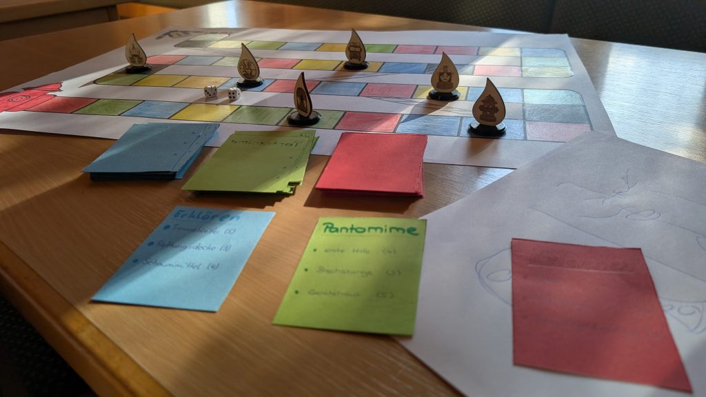 FF Kreuzberg - Jugendfeuerwehr Spiel 2025 - Blick auf das Spielfeld