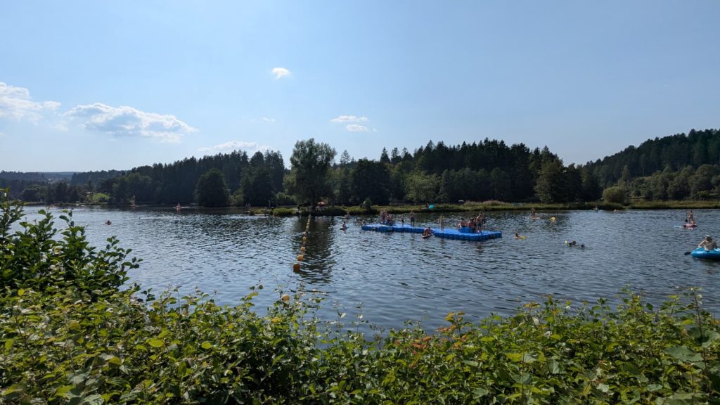 FF Kreuzberg - Schwimmausflug zum Rannasee - Blick auf den See