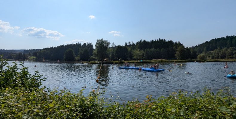 FF Kreuzberg - Schwimmausflug zum Rannasee - Blick auf den See