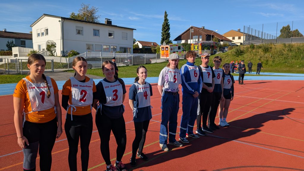 FF Kreuzberg - Leistungsspange 2025 - Vor dem Staffellauf