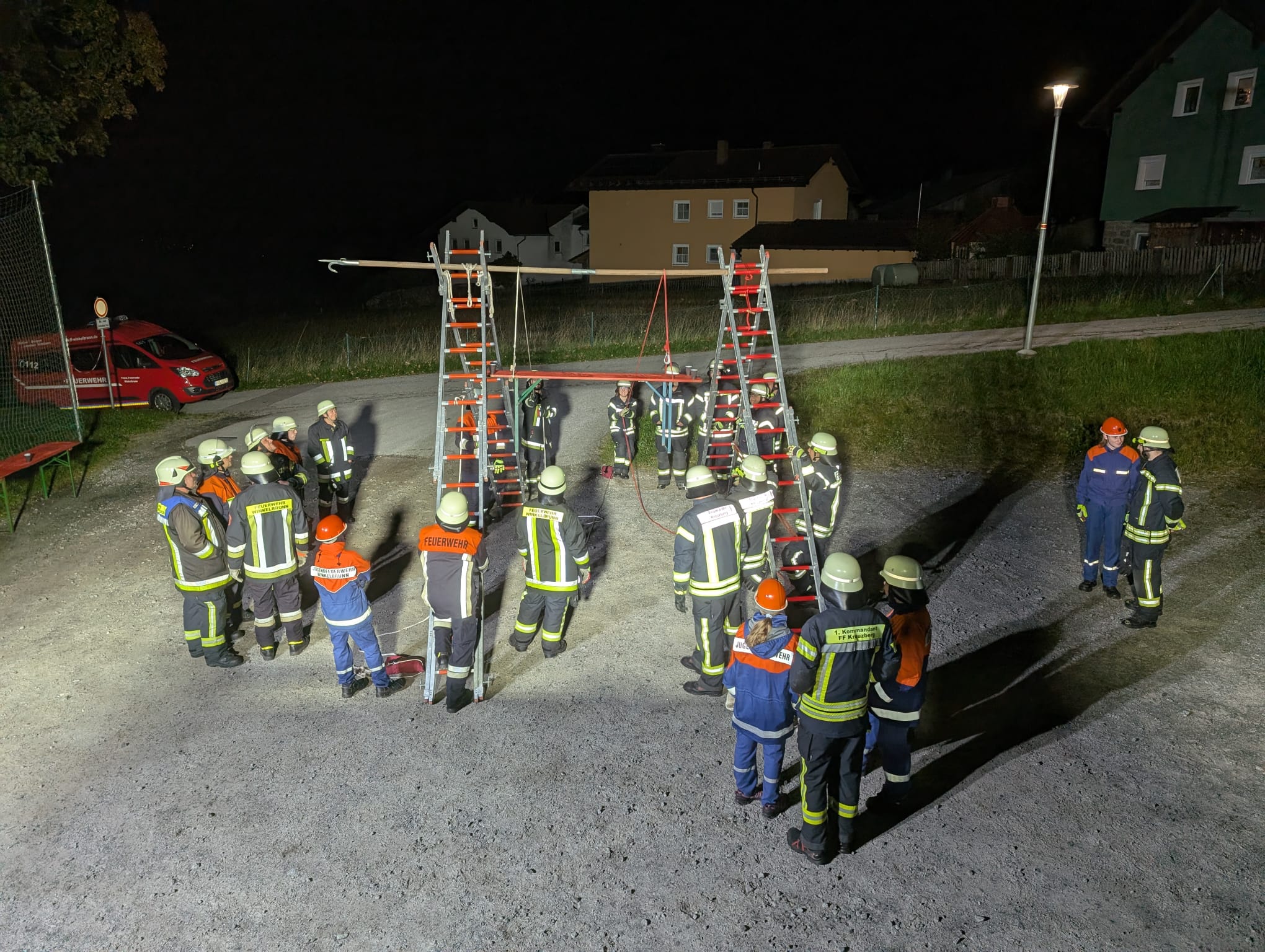 FF Kreuzberg - Überraschungsübung - Testaufbau