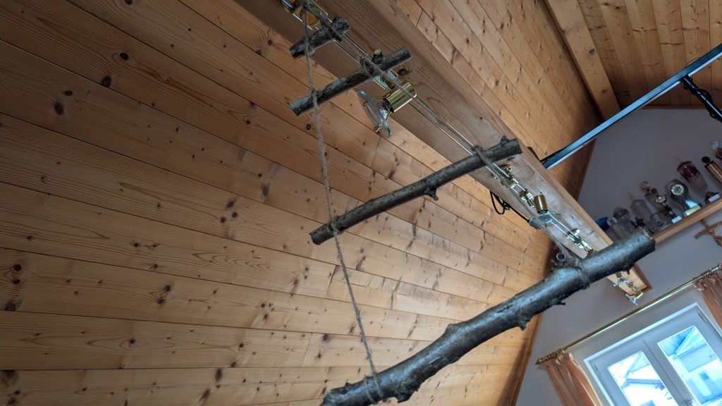 FF Kreuzberg - Kinderfeuerwehr - Bastelnachmittag 2025 - Der erste Baum ist vorbereitet