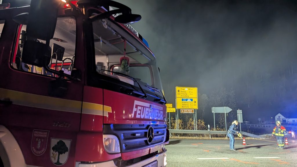 FF Kreuzberg - VU mit 2 PKW - Reschmühle - 03.11.2025 - Unser LF10