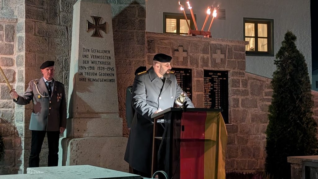 FF Kreuzberg - Volkstrauertag 2025 - Ansprache Bundeswehrt