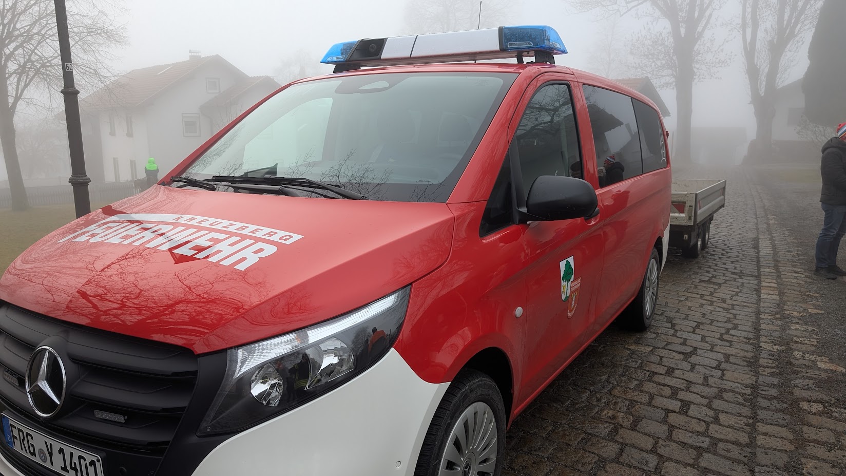 FF Kreuzberg - Christbaumverkauf 2025 - Unser MTW