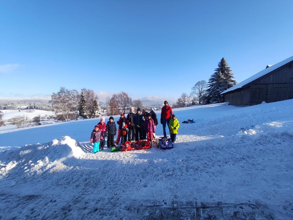 FF Kreuzberg - Kinder - Rodel-Nachmittag 2026 - Gruppenfoto
