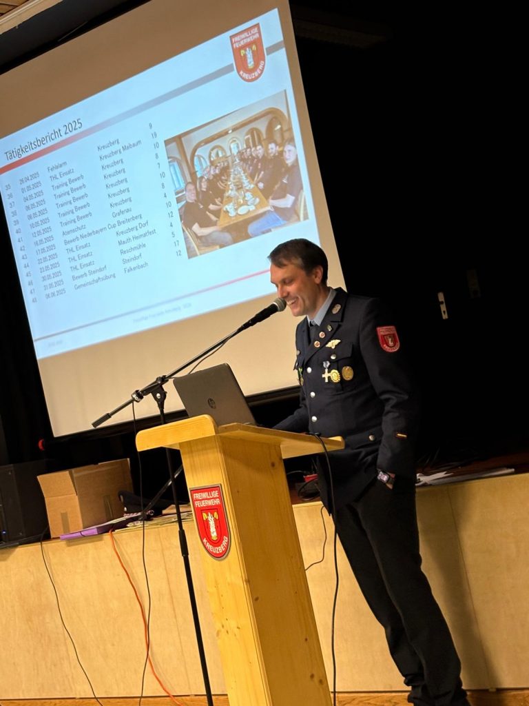 FF Kreuzberg - Generalversammlung 2026 - Tätigkeitsbericht Kommandant