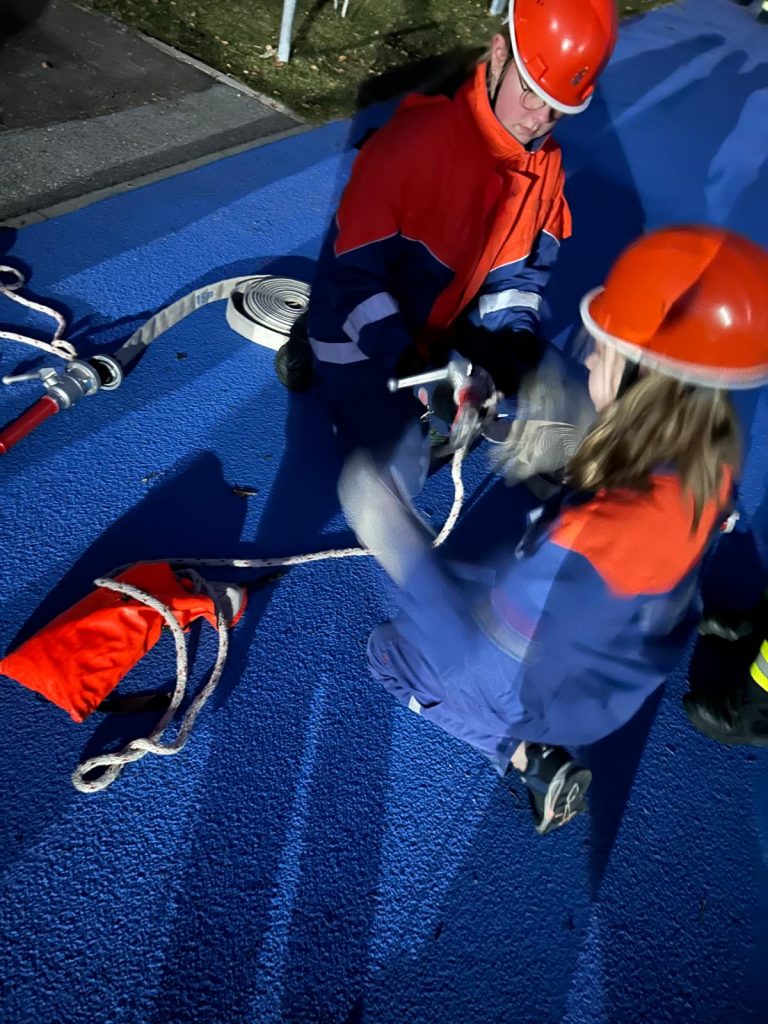 FF Kreuzberg - Übung zusammen mit der FF Winkelbrunn - Knotenkunde