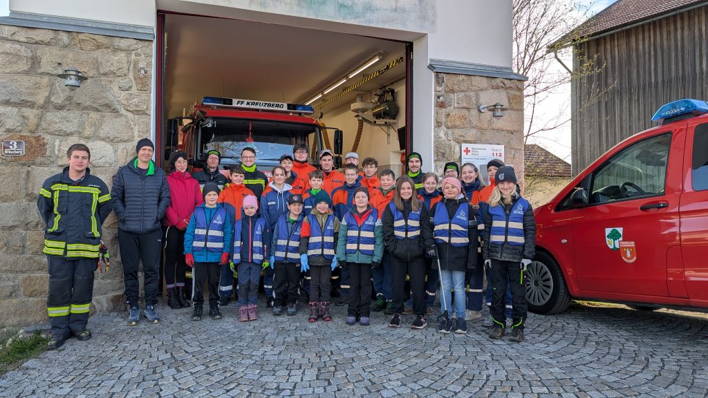 FF Kreuzberg - Freyung räumt auf 2026 - Gruppenbild
