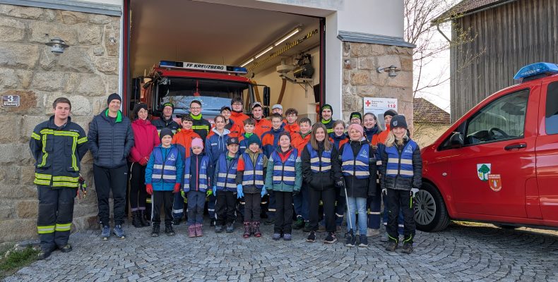 FF Kreuzberg - Freyung räumt auf 2026 - Gruppenbild