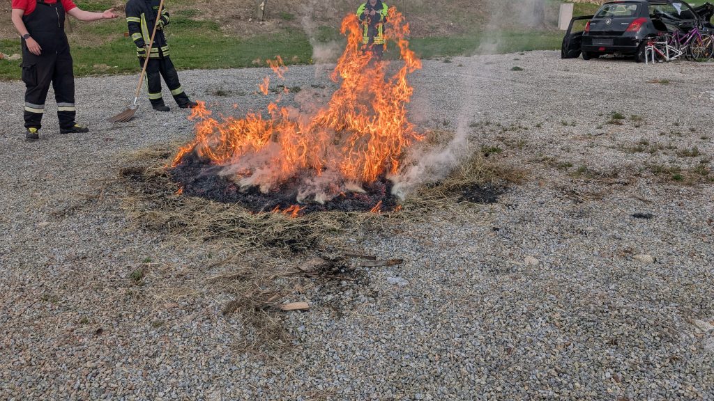 FF Kreuzberg - Seminar Wald- und Vegetationsbrand Furthweiher - Simulation