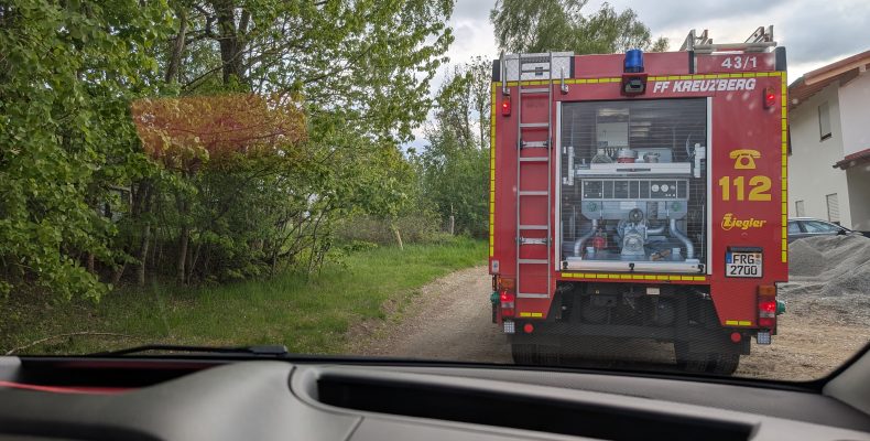 FF Kreuzberg - Funkübung AFS Freyung 15.05.2026 - Blick aus unserem MTW
