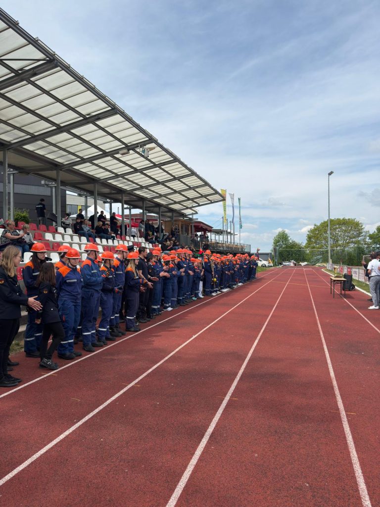 FF Kreuzberg - Kreisentscheid 2026 - Blick auf die Siegerehrung