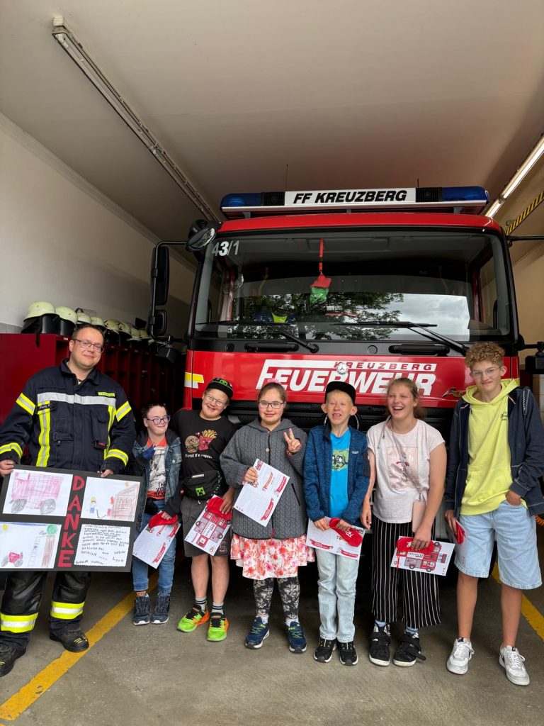 FF Kreuzberg - Besuch Förderzentrum Freyung - 16.06.2026 - Danke für den schönen Nachmittag