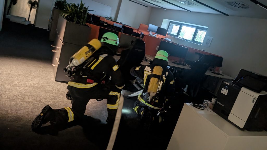 FF Kreuzberg - Gemeinschaftsübung Thomas-Krenn.AG - Atemschutz