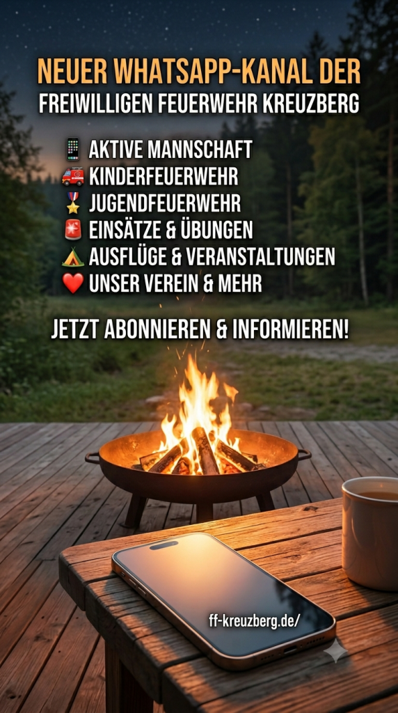 FF Kreuzberg - WhatsApp-Kanal - Flyer