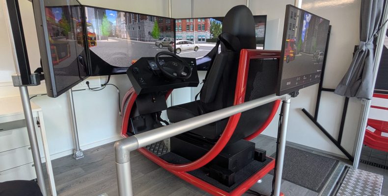 FF Kreuzberg - Erster Termin Fahrsimulator - Fahrersitz