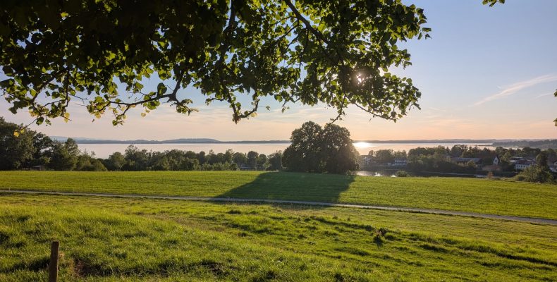 FF Kreuzberg - Jugend - Zeltlager Chiemsee - Blick vom Zeltlager