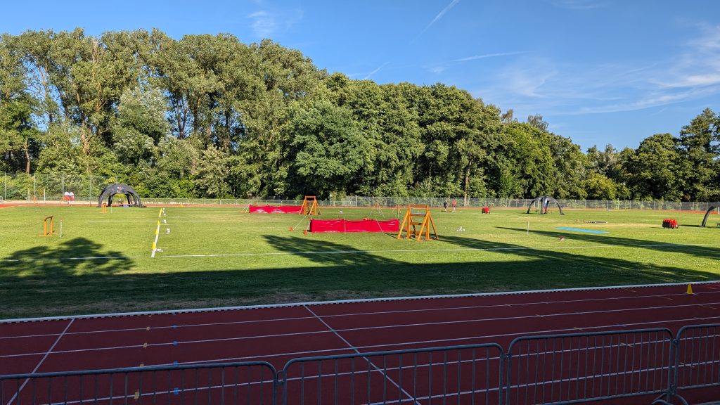 FF Kreuzberg - Landesentscheid im Bundeswettbewerb 2026 - Blick auf den Wettbewerbsplatz