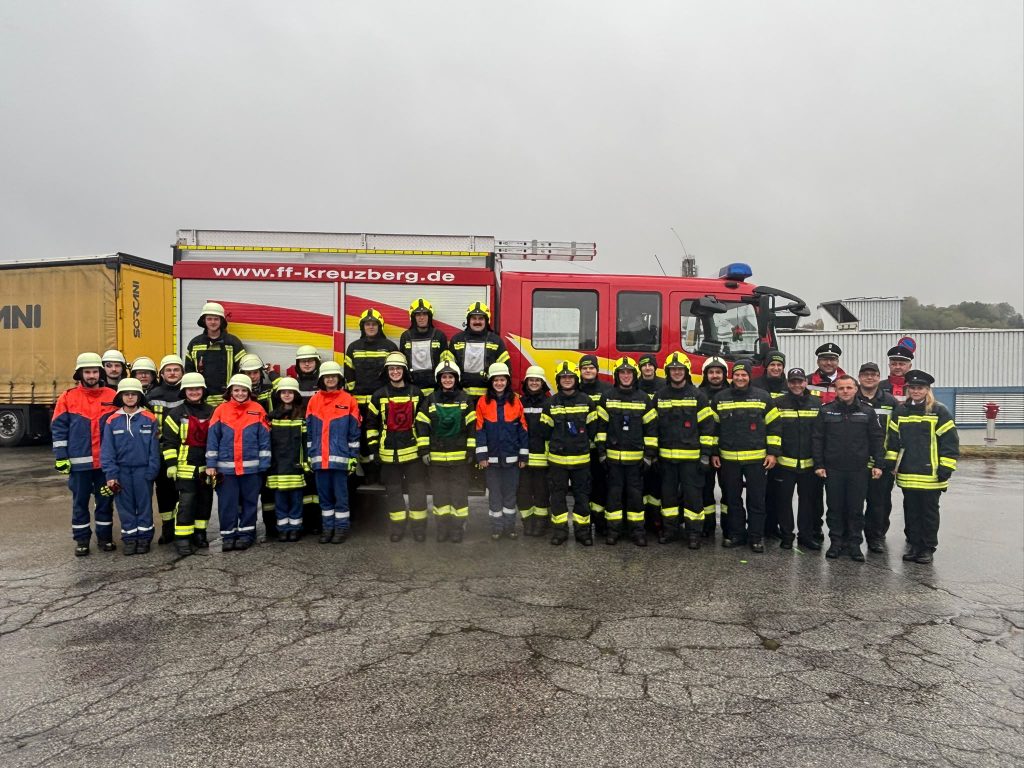 FF Kreuzberg - Leistungsabzeichen 2026 - Gruppenbild nach der Abnahme